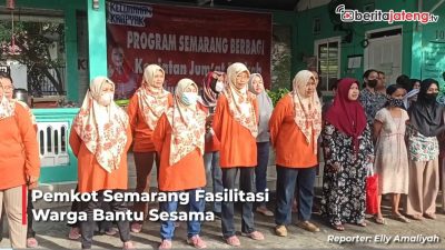 Video Pemkot Semarang Fasilitasi Warga Bantu Sesama