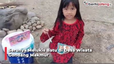 Video Serunya Melukis Batu di Desa Wisata Gondang Makmur