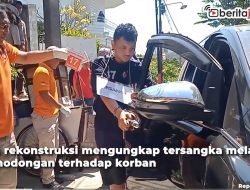Video Pra Rekonstruksi Pembunuhan Sopir Taksi Online, Tersangka Peragakan 25 Adegan