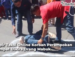 Video Sopir Taksi Online Korban Perampokan Sempat Dikira Mabuk