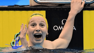 Tak Sampai 2 Menit, Mollie O’Callaghan Pecahkan Rekor Dunia di Kejuaraan Dunia Akuatik FINA 2023