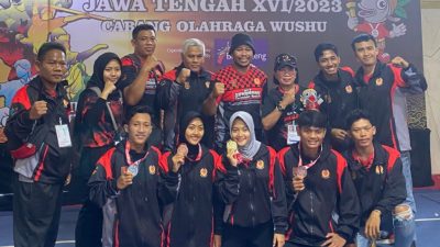 Tuntaskan Target, Wushu Kota Semarang Sabet 19 Medali Porprov Jateng 2023