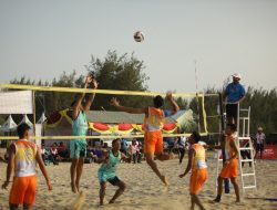 venue voli pantai Porprov Jateng