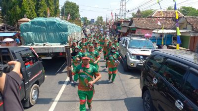 Kirab Api Porprov Jateng 2023 di Blora Meriah
