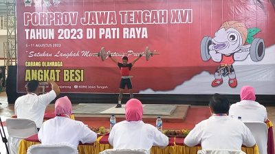 Blora Raih Dua Medali Emas Pertama Porprov Jateng dari Angkat Besi
