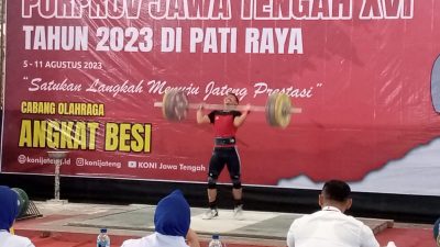 Muhammad Yasin Sumbang Emas Keenam Kontingen Blora di Porprov Jateng
