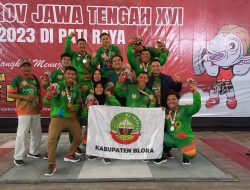 Cabor Angkat Besi Blora Raih Juara Umum Porprov Jateng 2023
