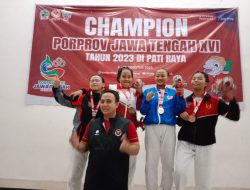 Raih 5 Emas, Judoka Kabupaten Grobogan Dominasi Cabor Judo Porprov Jateng 2023