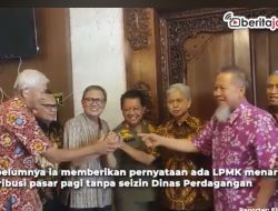 Video Dinas Perdagangan Kota Semarang dan LPMK Berdamai, Sebut Tak Ada Pungli