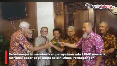 Video Dinas Perdagangan Kota Semarang dan LPMK Berdamai, Sebut Tak Ada Pungli