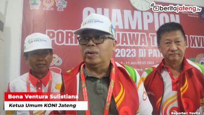 Video Porprov Jateng Pertandingkan 862 Nomor Lomba