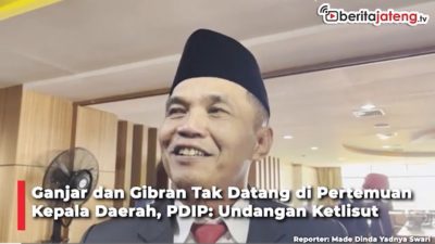 Video Ganjar dan Gibran Tak Datang Acara PDIP, Undangan Ketlingsut