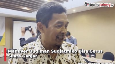 Video Manuver Budiman Sudjatmiko Bisa Gerus Suara Ganjar