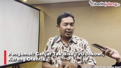 Video Pengamat Sebut Ganjar Tak Bisa Tiru Jokowi: Kurang Otentik