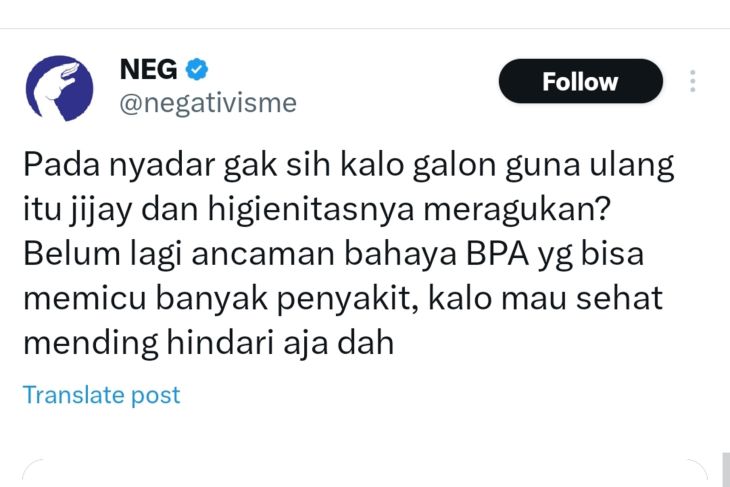 galon isi ulang