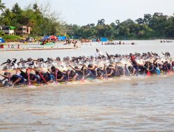 Lomba Mendayung Tradisional dengan Puluhan Orang, Begini Sejarah Pacu Jalur Khas Kuansing Riau