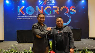 Terpilih Secara Aklamasi, Wahyu Dhyatmika dan Maryadi Resmi Jadi Ketum dan Sekjen AMSI 2023-2027