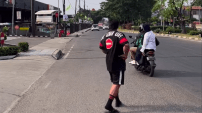 Content Creator Nyaris Kena Amuk Massa Usai Tegur Pengendara Motor