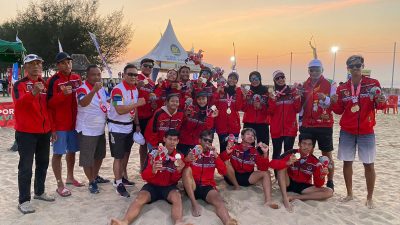Raih 4 Medali Emas, Kabupaten Kudus Jadi Juara Umum Voli Pantai Porprov Jateng 2023