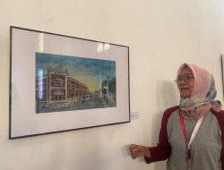 Melihat Indahnya Kota Semarang Melalui Pameran Sketsa