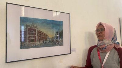 Melihat Indahnya Kota Semarang Melalui Pameran Sketsa