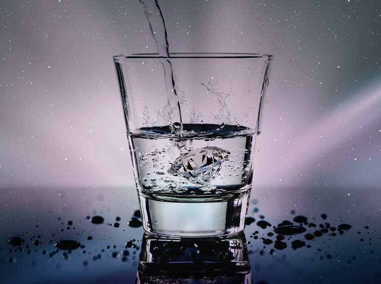 drinking water