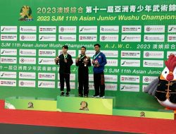 Atlet Wushu Indonesia Pecahkan Rekor di Kejuaraan Junior Asia di Cina