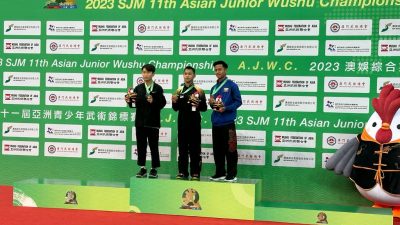 Atlet Wushu Indonesia Pecahkan Rekor di Kejuaraan Junior Asia di Cina