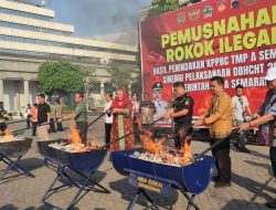 Pemkot Semarang dan Bea Cukai Musnahkan 2,2 Juta Batang Rokok Ilegal