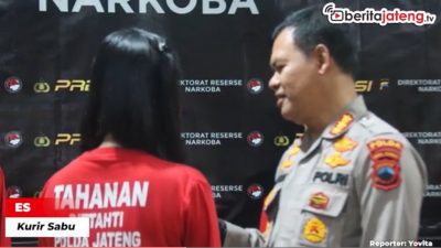 Video Nekat Jadi Kurir Narkoba, Ibu Tiga Anak Ditangkap Polisi