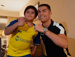 christiano ronaldo dan bocah asal Iran
