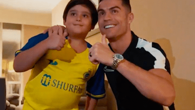 Siuuu! Gegara Nangis, Bocah Ini Akhirnya Bisa Ketemu Cristiano Ronaldo