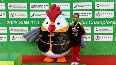 Siswa SMP Negeri 3 Semarang Raih Emas di Asian Junior Wushu Championship
