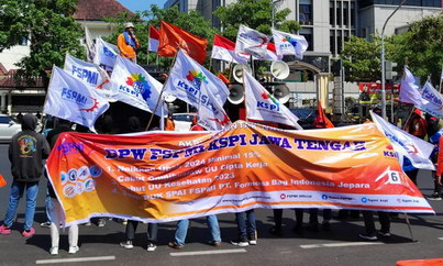 unjuk rasa buruh