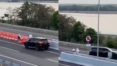 Viral Aksi Nekat Emak-emak Putar Balik di Tol Hingga Buka Pembatas Jalan