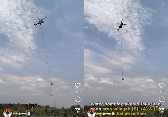 Helikopter Water Bombing