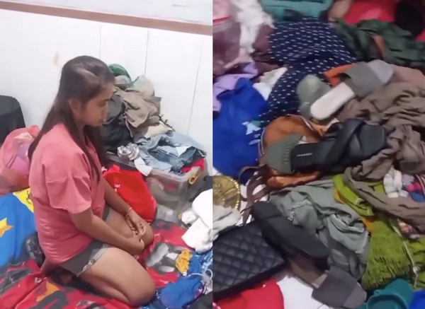 wanita curi barang penghuni kos