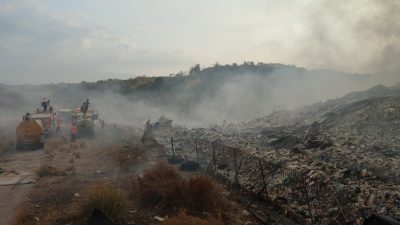 Bara Api Kembali Menyala, TPA Jatibarang Kembali Terbakar