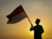 ilustrasi bendera merah putih indonesia
