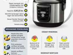 Kurangi Penggunaan LPG, Pemerintah Salurkan Bantuan 500 Ribu Unit Rice Cooker, Begini Syarat Penerimanya