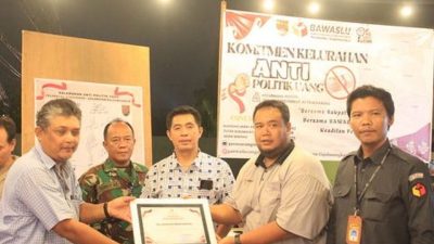Songsong Pemilu 2024, Bawaslu Semarang Deklarasikan Kelurahan Anti Politik Uang