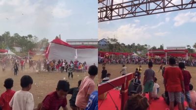 Angin Puting Beliung Terjang Banyumanik Semarang, Warga Panik Berhamburan