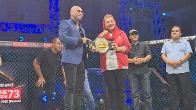 Nonton One Pride MMA di GOR Jatidiri Semarang, Ini Komentar Mbak Ita