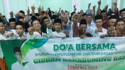 Ratusan Santri di Blora Dukung Gibran Jadi Cawapres Prabowo