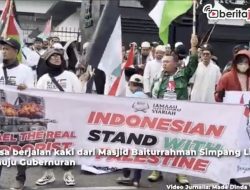 Video Aksi Bela Palestina, Massa Minta Pj Gubernur Sampaikan Aspirasi