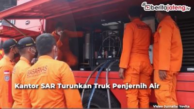 Video Kantor SAR Turunkan Truk Penjernih, Sulap Air Sungai jadi Layak Minum