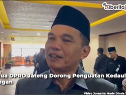 Video Ketua DPRD Jateng Dorong Penguatan Kedaulatan Pangan