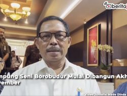 Video Kampung Seni Borobudur Mulai Dibangun Akhir November