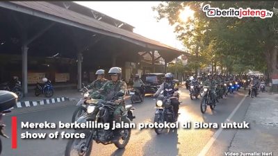 Video Unjuk Kekuatan, Pasukan Gabungan TNI-Polri Konvoi Keliling Kota