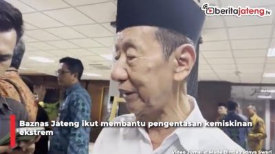 Video Tuntaskan Kemiskinan Ekstrem, Baznas Jateng Siapkan Rp 90 Miliar